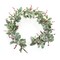 Melrose Set of 2 Frosted Mistletoe with Berries Artificial Christmas Garlands 5' x 9.5"